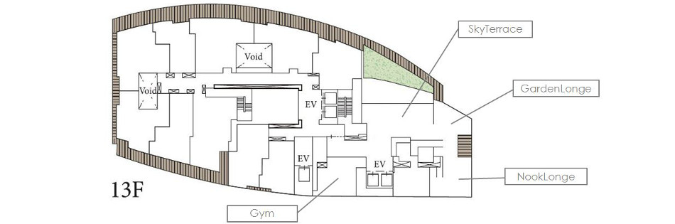 スカイハウス浜離宮 フロアマップ
